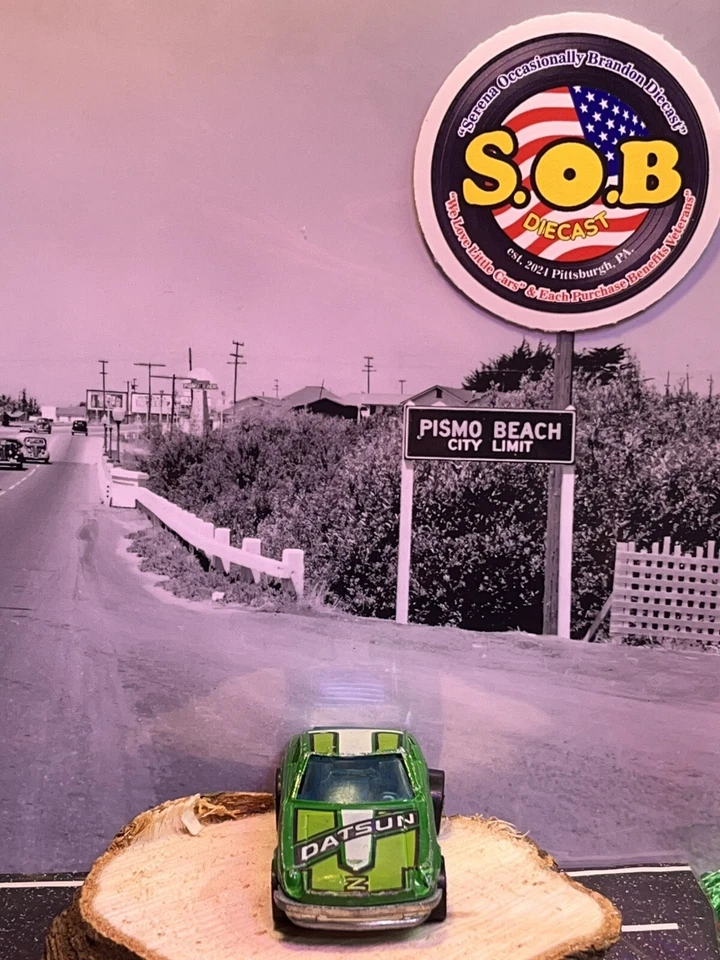 Hot Wheels Blackwalls 1976 Datsun Z Whiz 1:64 EX Cond Green Diecast - Image 2 of 4