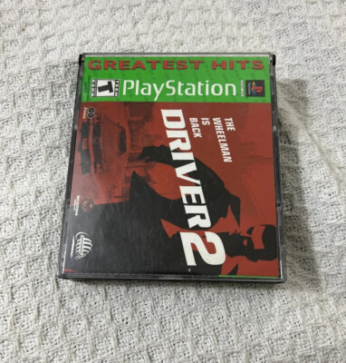 Jeu Driver 2 Pour PlayStation 1 (PS1) - Version PAL Best Of - Testé, Ressurfacé Si Besoin