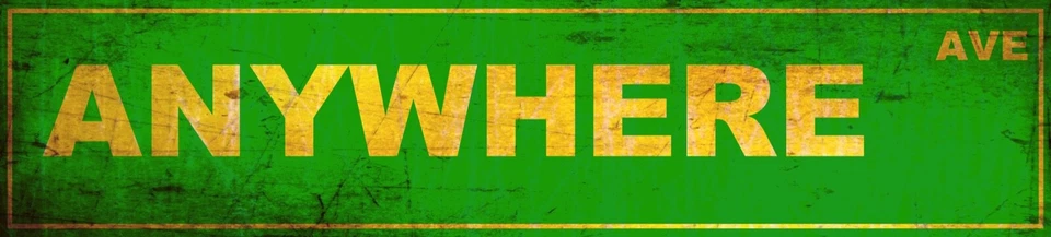 Personalized Custom Street Sign Metal Aluminum 4"x18" Rustic Ave Street Blvd Ln - Image 2 of 2