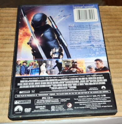G.I. Joe: The Rise Of Cobra (DVD 2009 Wide Screen) Channing Tatum