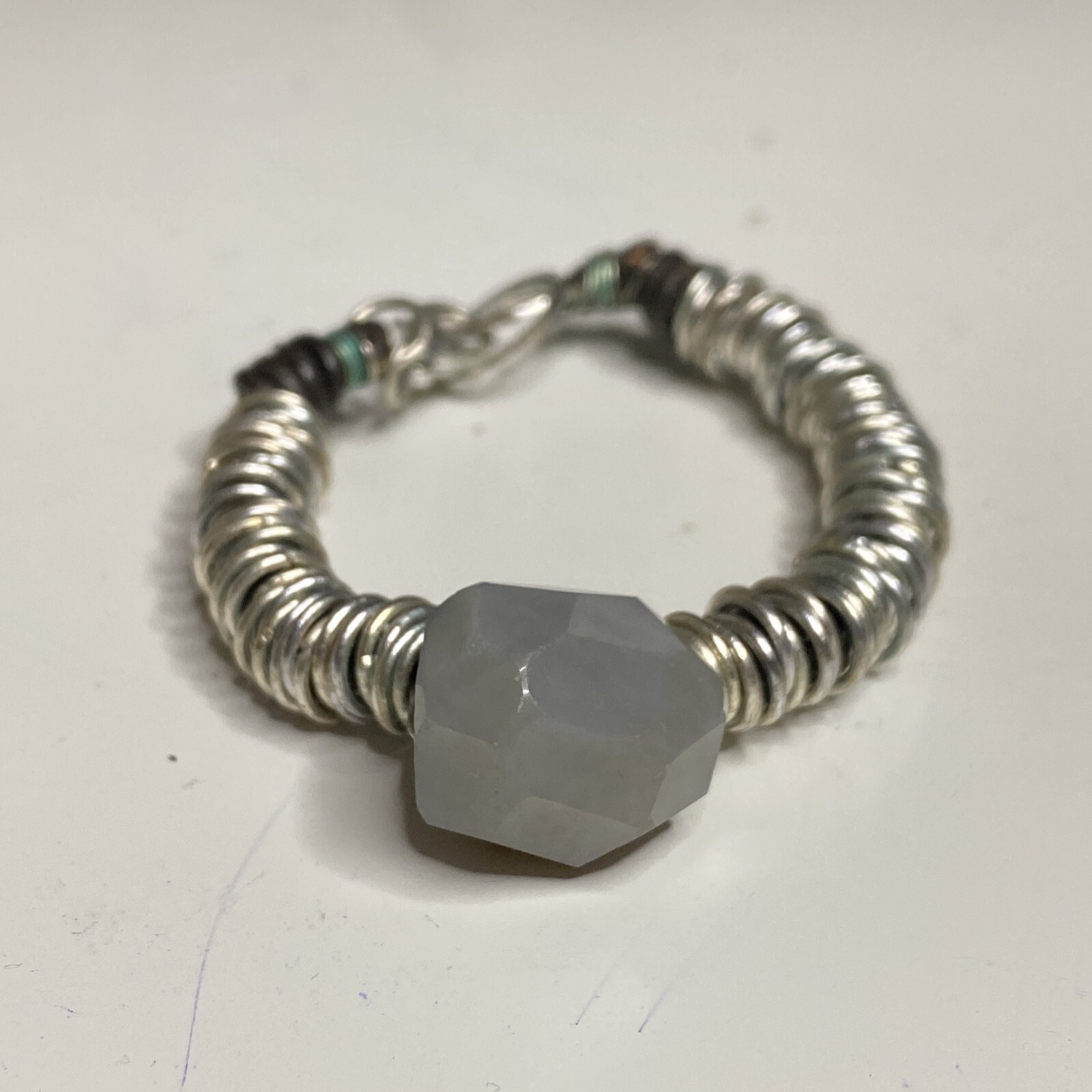 Handmade Silver Vintage Bracelet for Women Elegant Jewelry-image