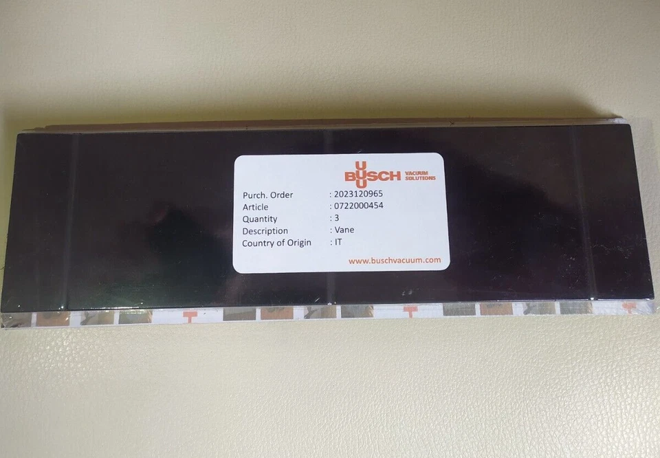 Busch vane set P/N 722.454.00 for R5 0400B. FREE SHIPPING