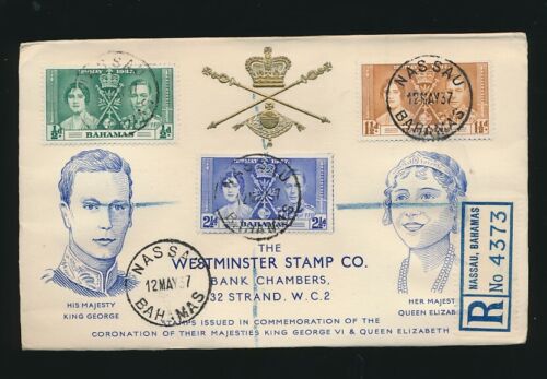 1937 KG6 CORONATION ILLUSTRATED FDCs BR.COMMONWEALTH COUNTRIES WESTMINSTER ENVS - Picture 1 of 21