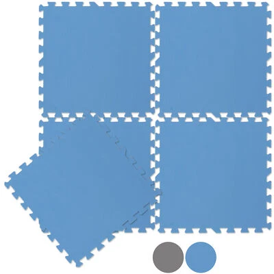 BESTLIVINGS 8 x Bodenschutzmatte Pool Puzzlematte Poolmatte Poolunterlage Fliesen Matten Set