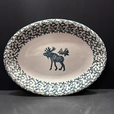 Tienshan - Folkcraft - Moose Country - 16" Serving Platter