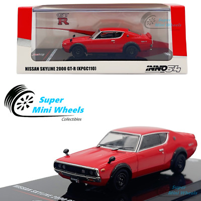 INNO64 1:64 Nissan 2000 GT-R KPGC110 Red | eBay