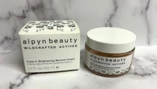 Alpyn Beauty Wildcrafted Actives Triple-C Brightening Bounce Cream 1.7 fl oz NWB