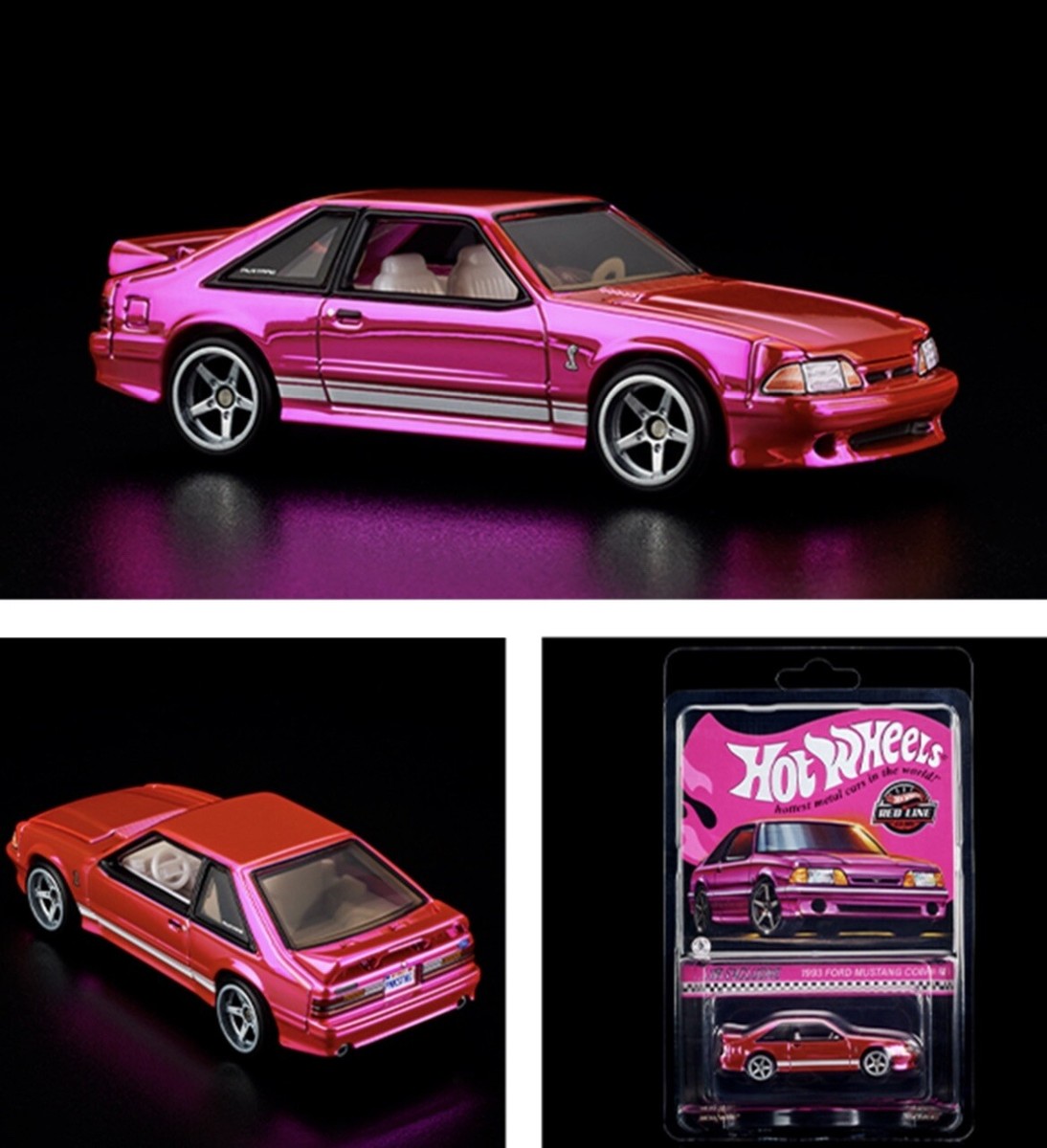 Hot Wheels Collectors 🏁 RLC Exclusive Pink Edition 1993 Ford