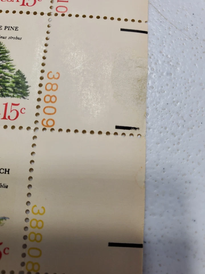 Vintage Issued 1978 American Trees  15 Cent Stamp Sheet - Image 4 of 4