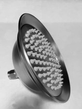 1 SPRAY 8" BRUSHED CHROME WALL MOUNT SHOWER HEAD