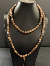 108 Beads Handmade Agarwood wood Bracelet / Necklace 8mm Beads