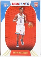 Theo Maledon 2020-21 Panini NBA Hoops Winter Gold RC #230 Oklahoma City Thunder