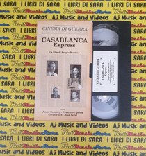VHS cartonata CASABLANCA EXPRESS SERGIO MARTINO CINEMA DI GUERRA NOCTURNO (F27)