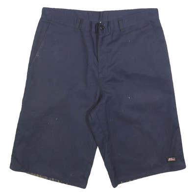 DICKIES Herren Shorts Blau Lässig Unifarben Größe M W34 Arbeitskleidung Utility