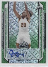 2021-22 Leaf Metal Green Mojo 4/4 Jaylon Tyson #BA-JT1 Auto 0c2