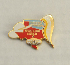 Kiwanis 82nd District Convention Austin TX August 3rd, 2000 Souvenir Lapel Pin