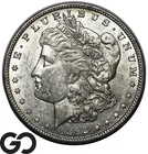 1892-O Morgan Silver Dollar Coin, Mint Luster, Choice AU++ Better Date