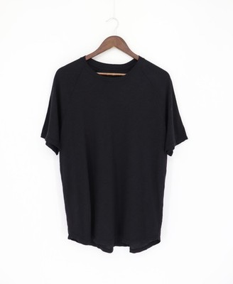 VELVET By Graham & Spencer Mens Carlos Raglan Tee Black M $98 A4