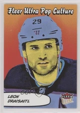 2021-22 Upper Deck Fleer Ultra Pop Culture Leon Draisaitl #PC-19