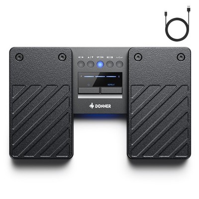   Donner DBM-50 Wireless Bluetooth Page Turner Foot Pedal for iPad Tablet Phone