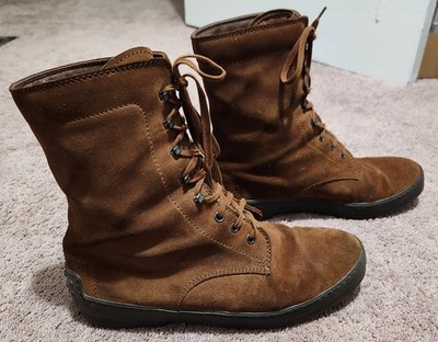 Tods Gommino High Ankle Boots in Brown Suede 8.5, Italy