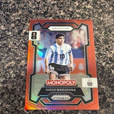 Panini 2026 Monopoly Prizm FIFA World Cup Diego Maradona Red Prizm
