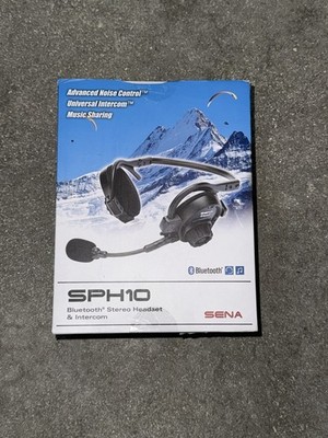 NIB Sena SPH10 Bluetooth Stereo Headset Intercom 4-Way 900 m Range