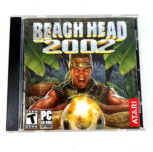 Beach Head 2002 Atari PC CD ROM Video Game in Jewel Case with Booklet