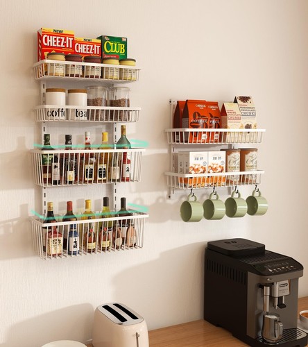 White 9-Tier Over The Door Pantry Organizer, Pantry Organization and Storage,... - Picture 9 of 9