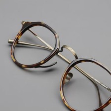 Polygon Reading Glasses Men Women Readers Pure Titanium Eyeglass Frames KMN1113