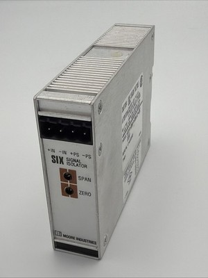 MOORE INDUSTRIES SIX/4-20MA/4-20MA/12-42DC(DIN) SIGNAL ISOLATOR