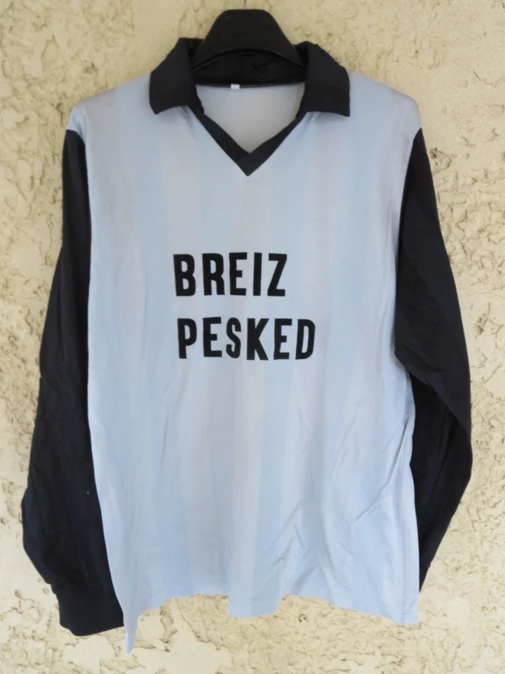 Maillot goal LORIENT n°1 vintage années 80 Breiz Pesked GK shirt 4/5 L - Photo 2/4