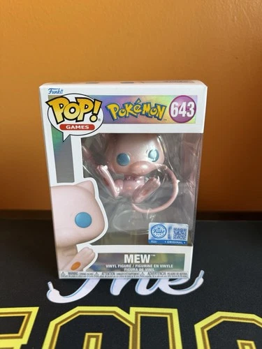 Mew Pearlescent Pop! Vinyl Figure by Funko (Pokemon Center Exclusive) In Hand