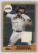 2022 Topps Series 2 1987 Topps Baseball Relics Brandon Crawford #87BR-BC 0yq9
