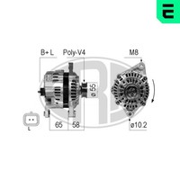 ERA Lichtmaschine Generator Lima 210710A 14V FüR Dacia Sandero Logan Pick Up MCV