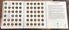 1909-1930 Lincoln Cent folder COMPLETE minus 09s vdb,1914d 58/60 coins included