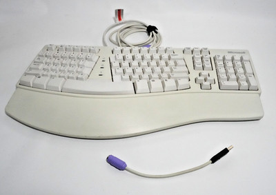 Microsoft Ergonomic Keyboard X06-19331 + USB Dongle - Tested and Works