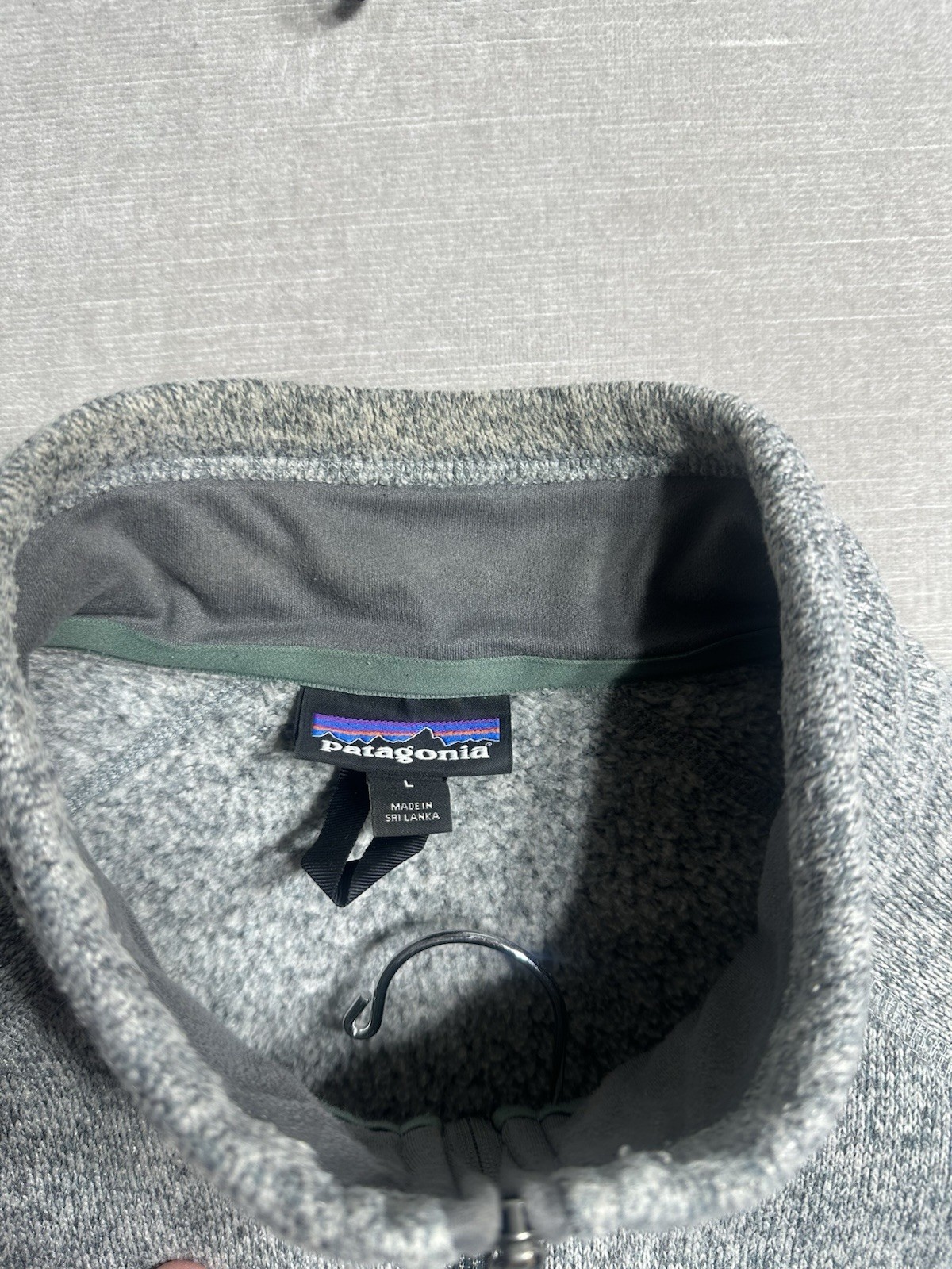 Patagonia Men's Better Sweater Jacket Full Zip Gray Size Large Long Sleeve 25527 thumbnail 7