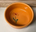Fiesta TANGERINE FLORAL 18 Ounce Chowder Bowl Marshall Fields NOS Ltd Edition