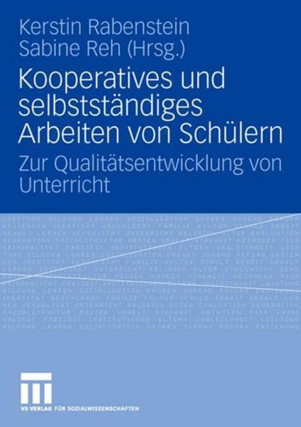Kooperatives Und SelbstäNdiges Arbeiten Von SchüLern Sabine Reh-image