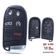 Key Fob Shell Case Replacement Fits for Jeep Grand Cherokee Compass Dodge