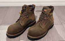 Thorogood 804-4144 Men's 6" Leather WP Comp Safety Toe Work Boot Size 10 D