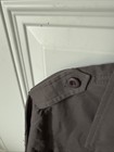 Lori Military Style Utility Jacket Women’s Size M Gray With Red Rose Patch — photo 4