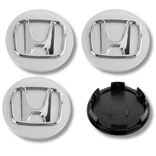 Alloy Wheel Centre Cap Hub X4 69mm For Honda Silver Chrome Civic Mugen Insight Alloy Wheel Centre Cap Hub X4 69mm For Honda Silver Chrome Civic Mugen Insight