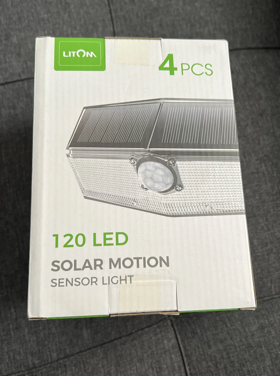 Litom solar sale motion sensor light