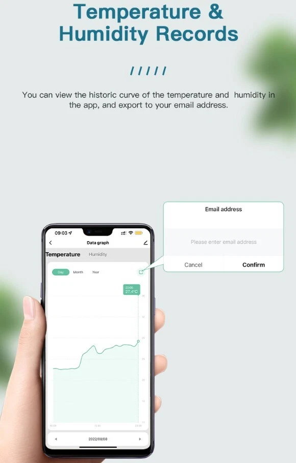 WiFi Temperature Humidity Sensor Backlight - Image 4 of 4