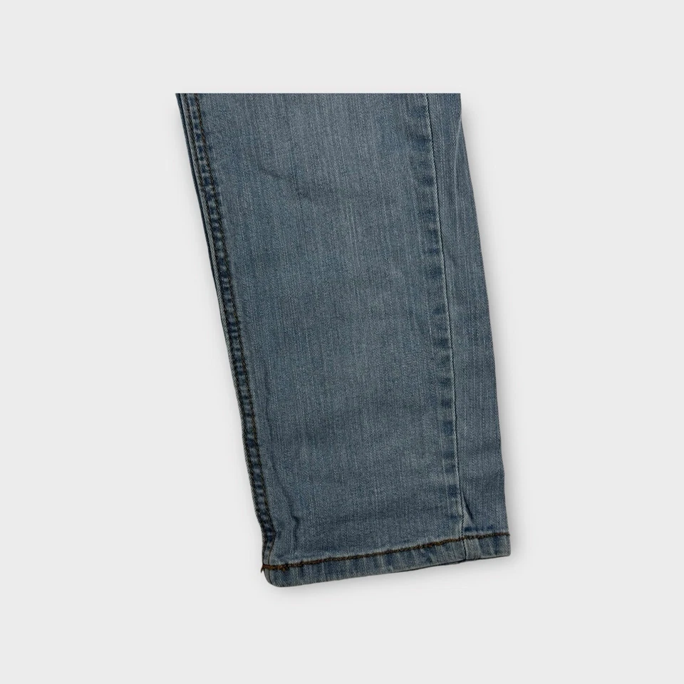 Lee Cooper Jeans Light Blue Mid Rise Straight Cotton Blend Jeans Womens 12 - Image 4 of 4