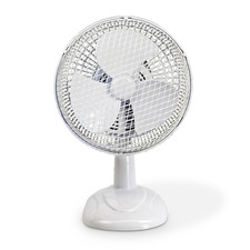 Image of 6" Cooling Desk Fan 2 Speed Cool Home office Oscillating Pedestal Standing Fan