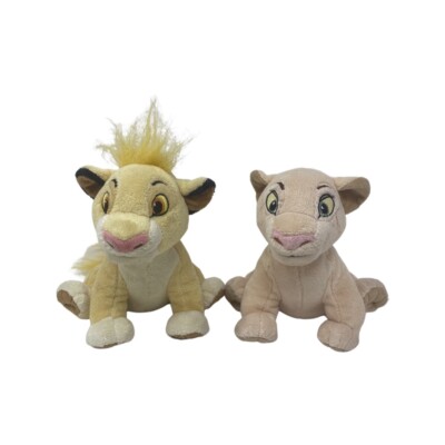 Disney Store Lion King Simba Nala Plush Animals 6 