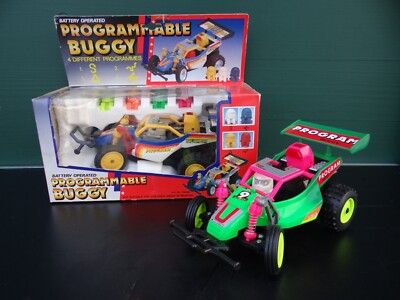 2 Program Programmierbar Vintage Fahrzeug Spielzeug RC Buggy Auto 90er Jahre OVP